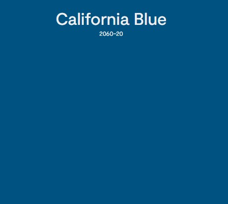 BM California Blue paint color swatch. #californiablue #bmcaliforniablue