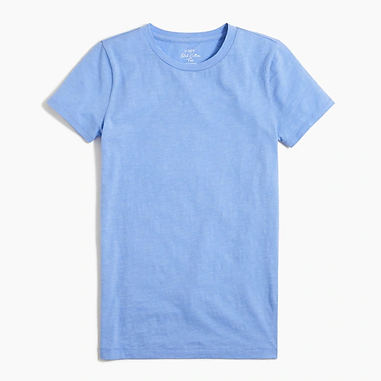 Periwinkle blue vintage slub tee, J. Crew