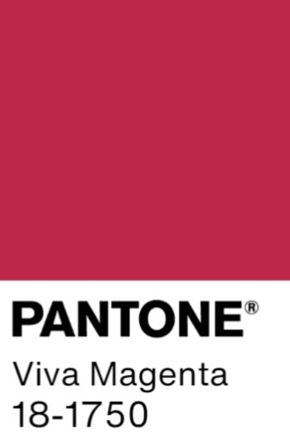 Viva Magenta 18-1750, Pantone 2023 color of the year.