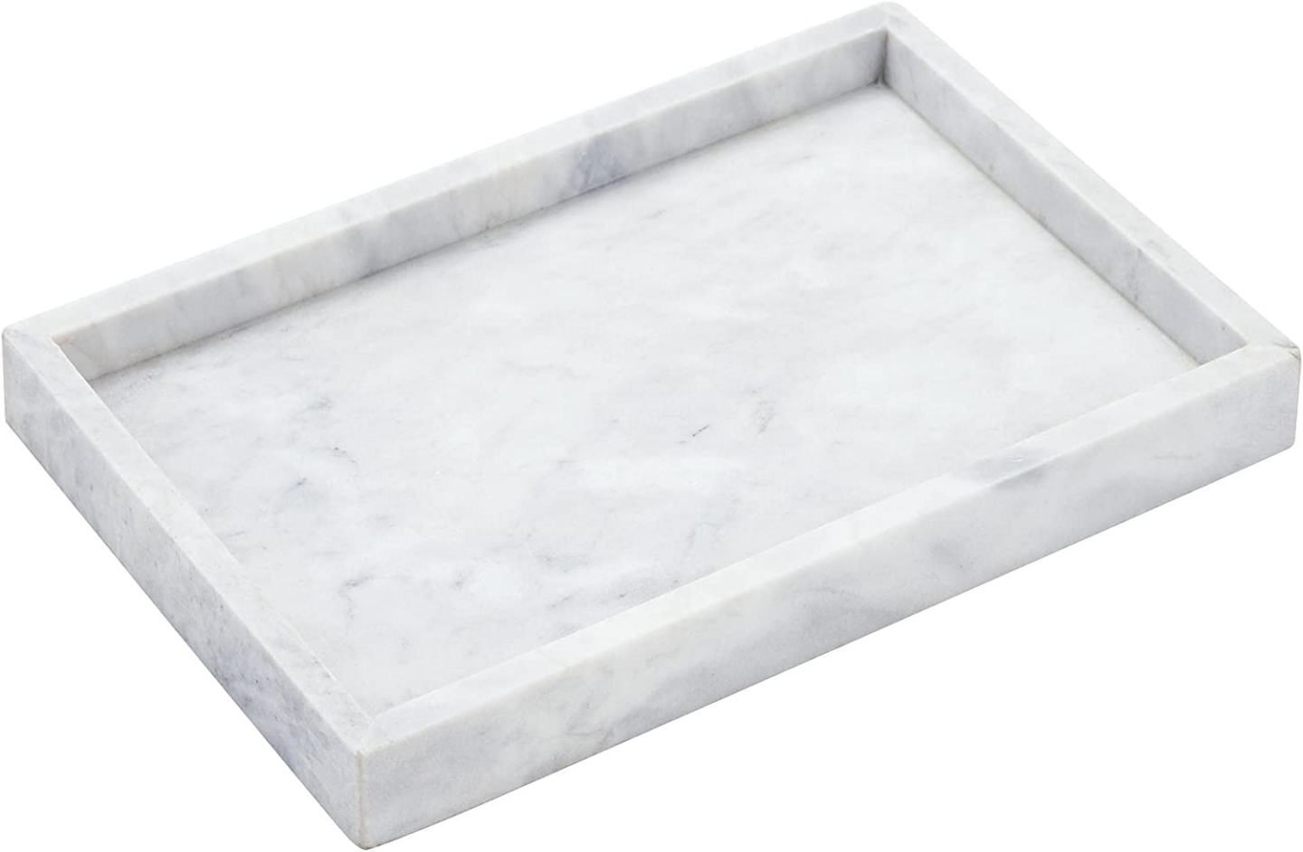 Natural marble vanity tray