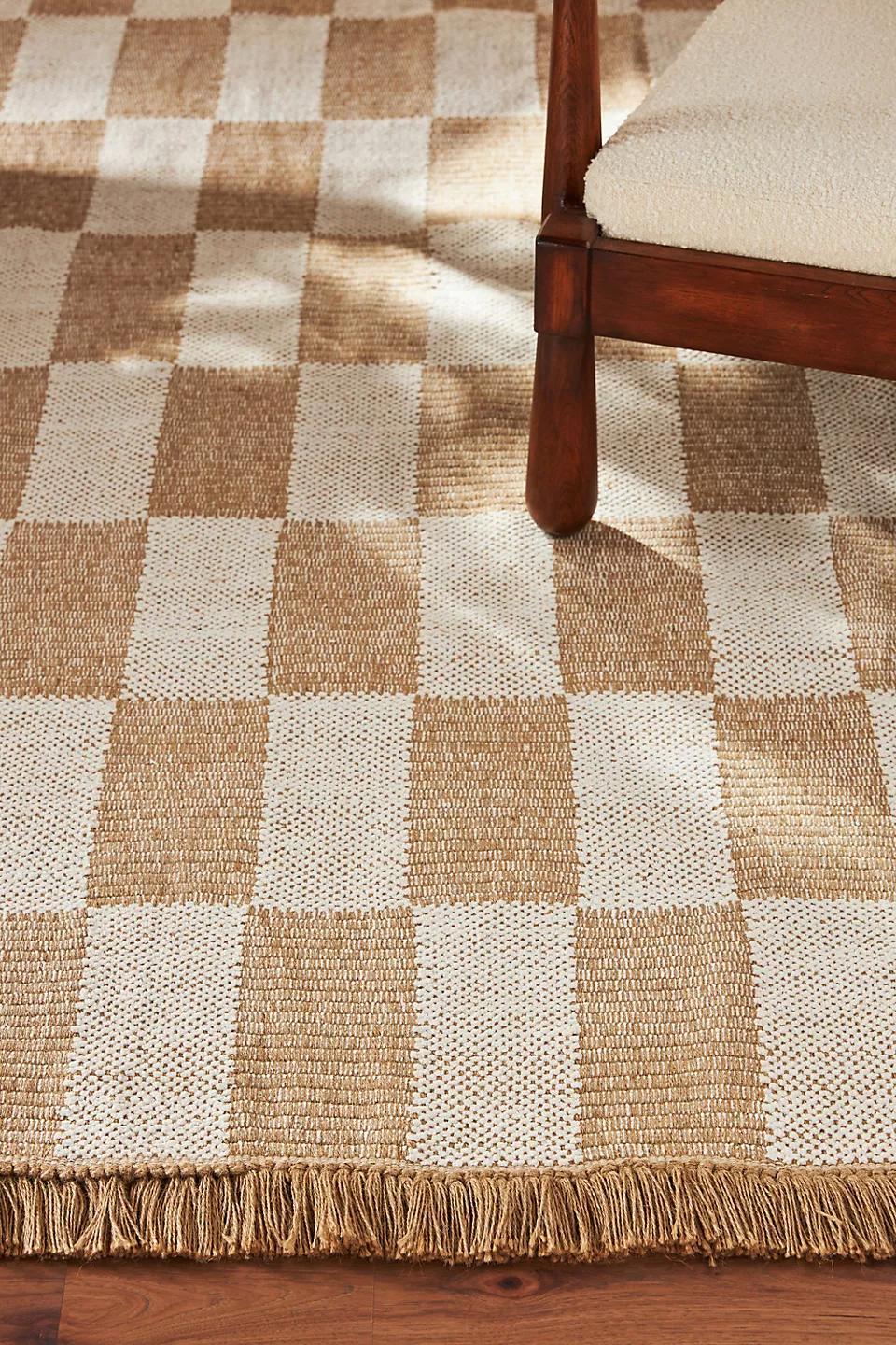 Checkered Jute Rug, Amber Lewis for Anthropologie