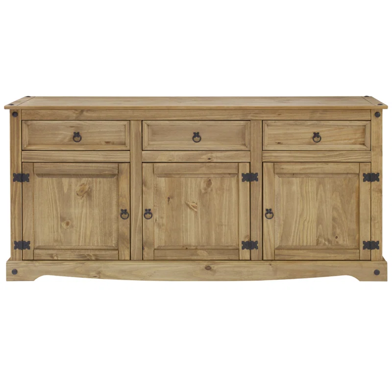 Rustic wood sideboard or buffet