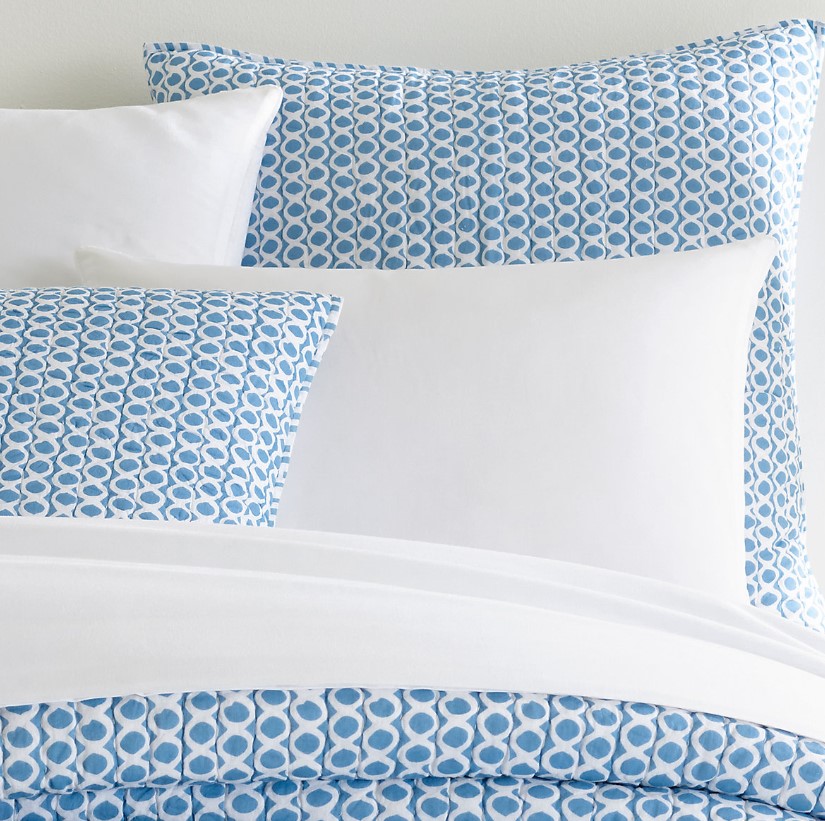 Tyler French Blue bedding from Pine Cone Hill - Annie Selke.