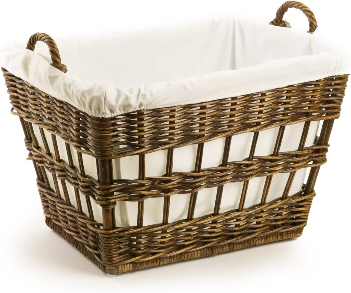 French laundry basket with liner