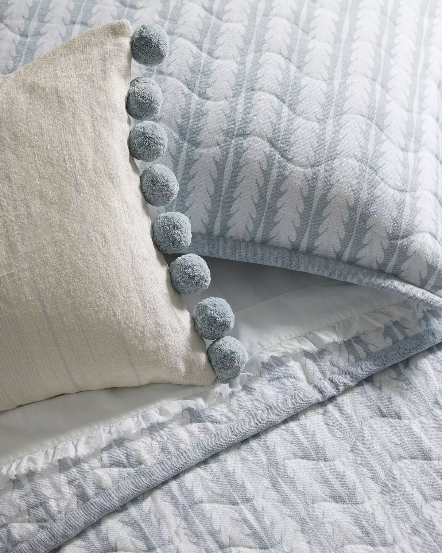 Oceana Linen Quilt, Serena & Lily