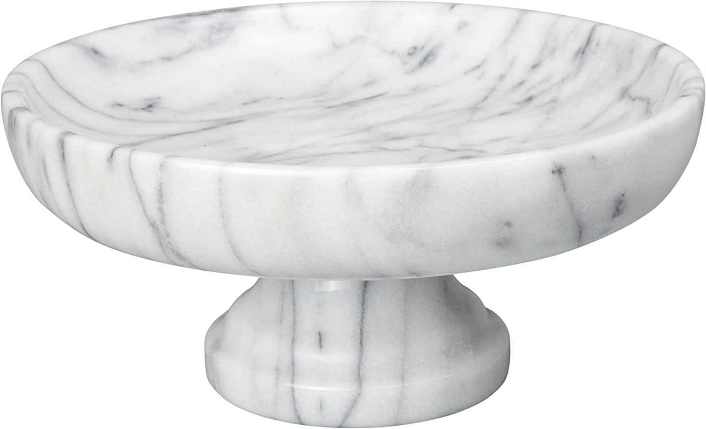 Marble pedestal bowl