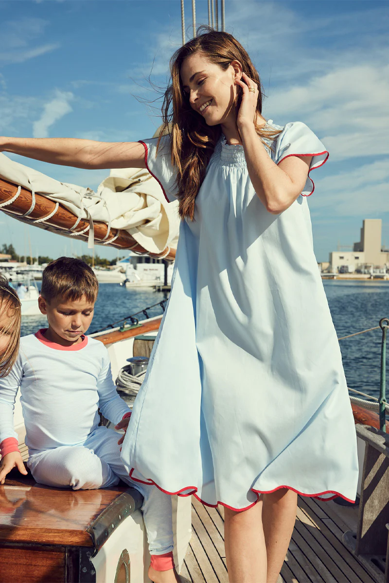 Patio Dress in Americana, Lake