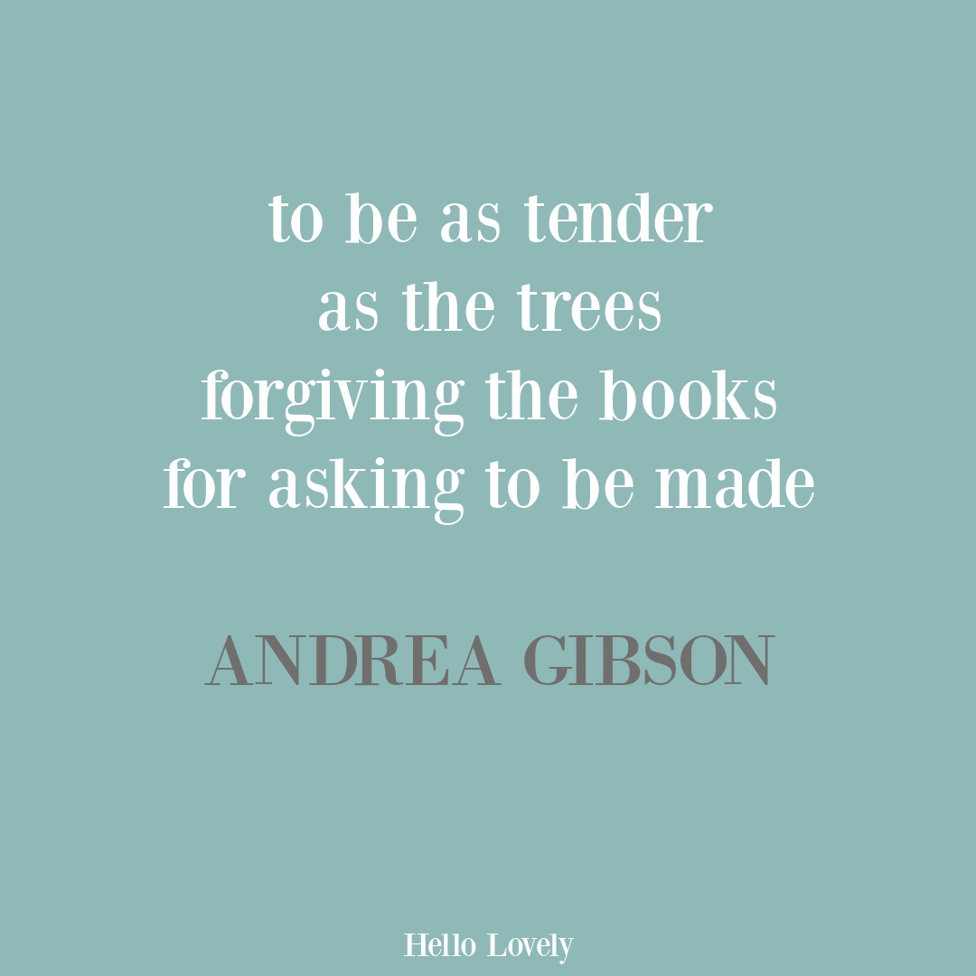 Andrea Gibson tree quote. #treequotes #andreagibsonquotes #andreagibsonpoetry