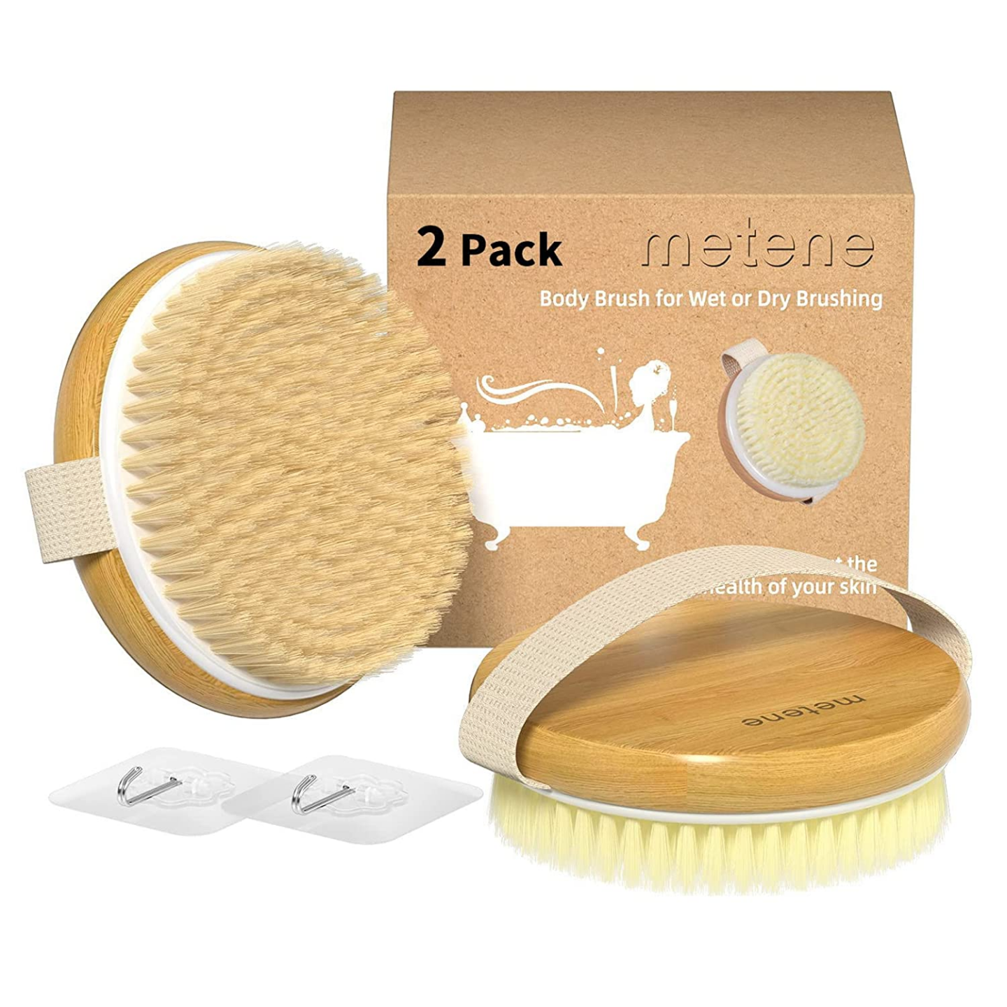 Metene 2 pack dry brush