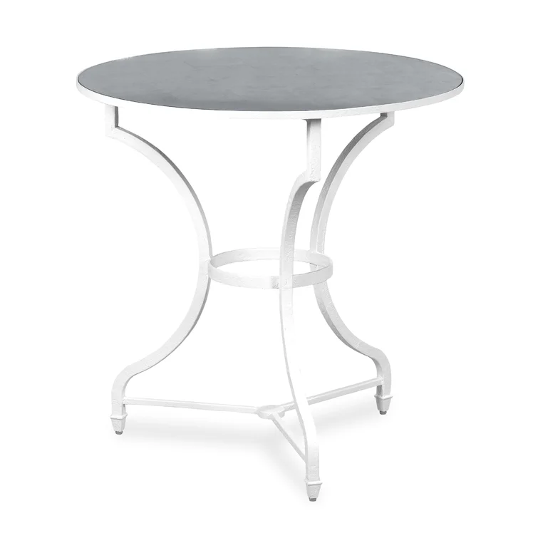 Ardsley End Table in antiqued silver