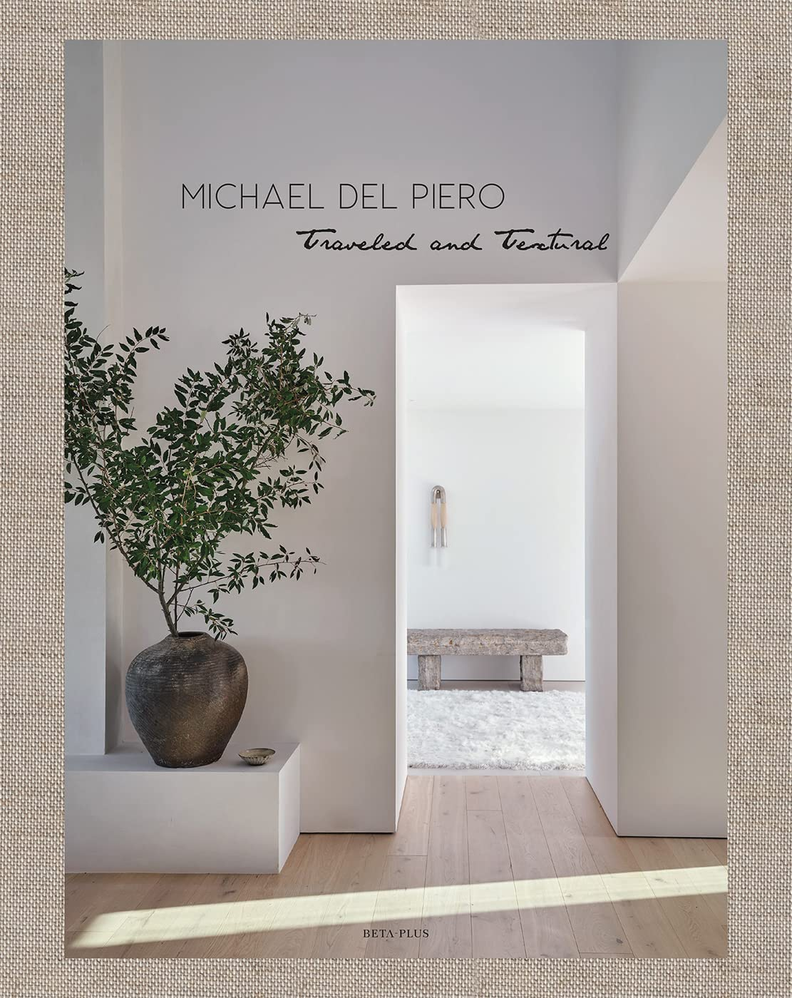 Michael Del Piero: Traveled and Textural (Beta-Plus, 2023) book cover.