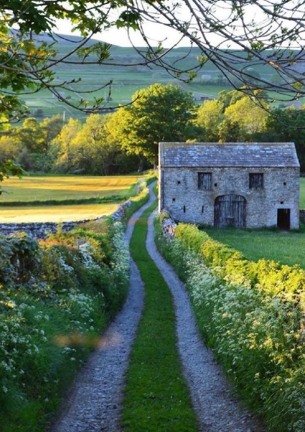 @muddybootswalkingholiday - Rustic stone country cottage surrounded by greenery and trees. #stonecottage #oldworldstyle #europeancountry