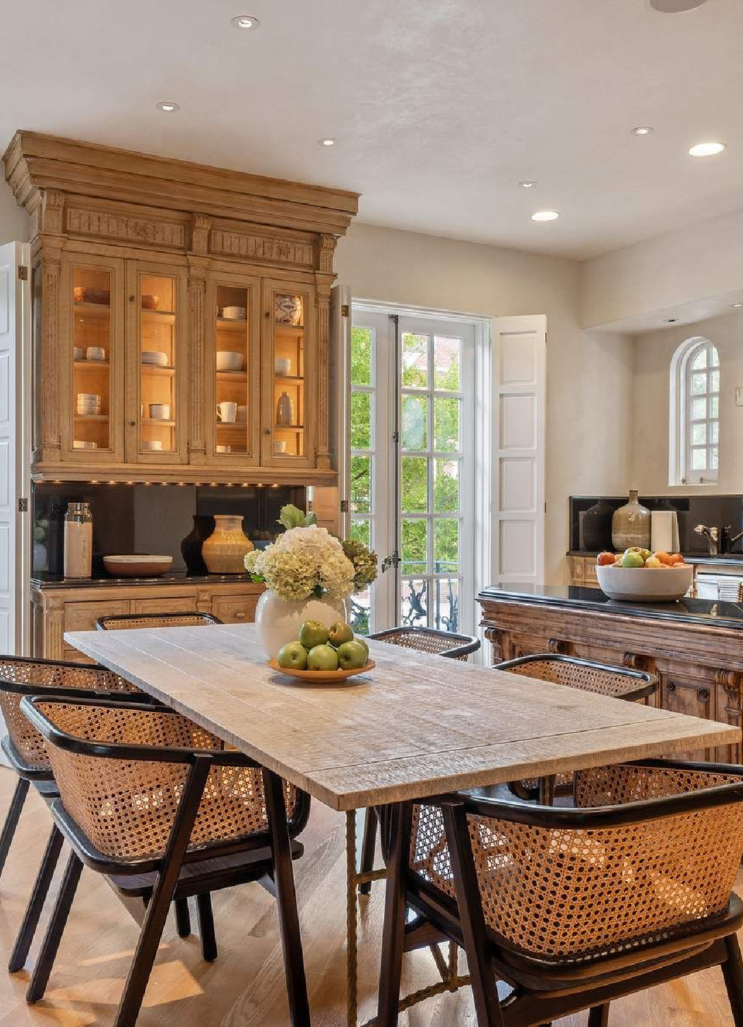 Pacific Heights Parisian style mansion interiors. #parisianstyle #interiordesign #rusticelegance #oldworldstyle #frenchcountry