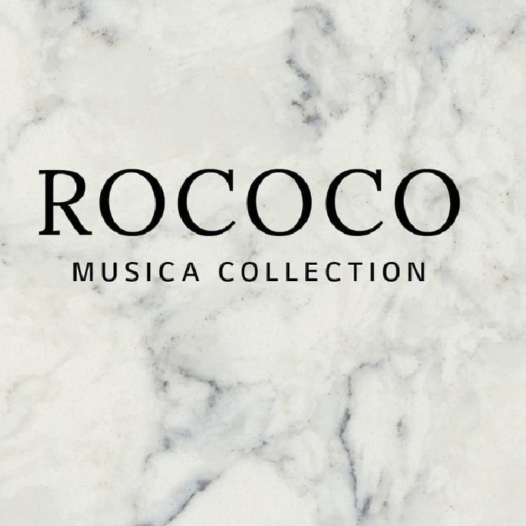 Rococo quartz (Viatera) white countertops - swatch