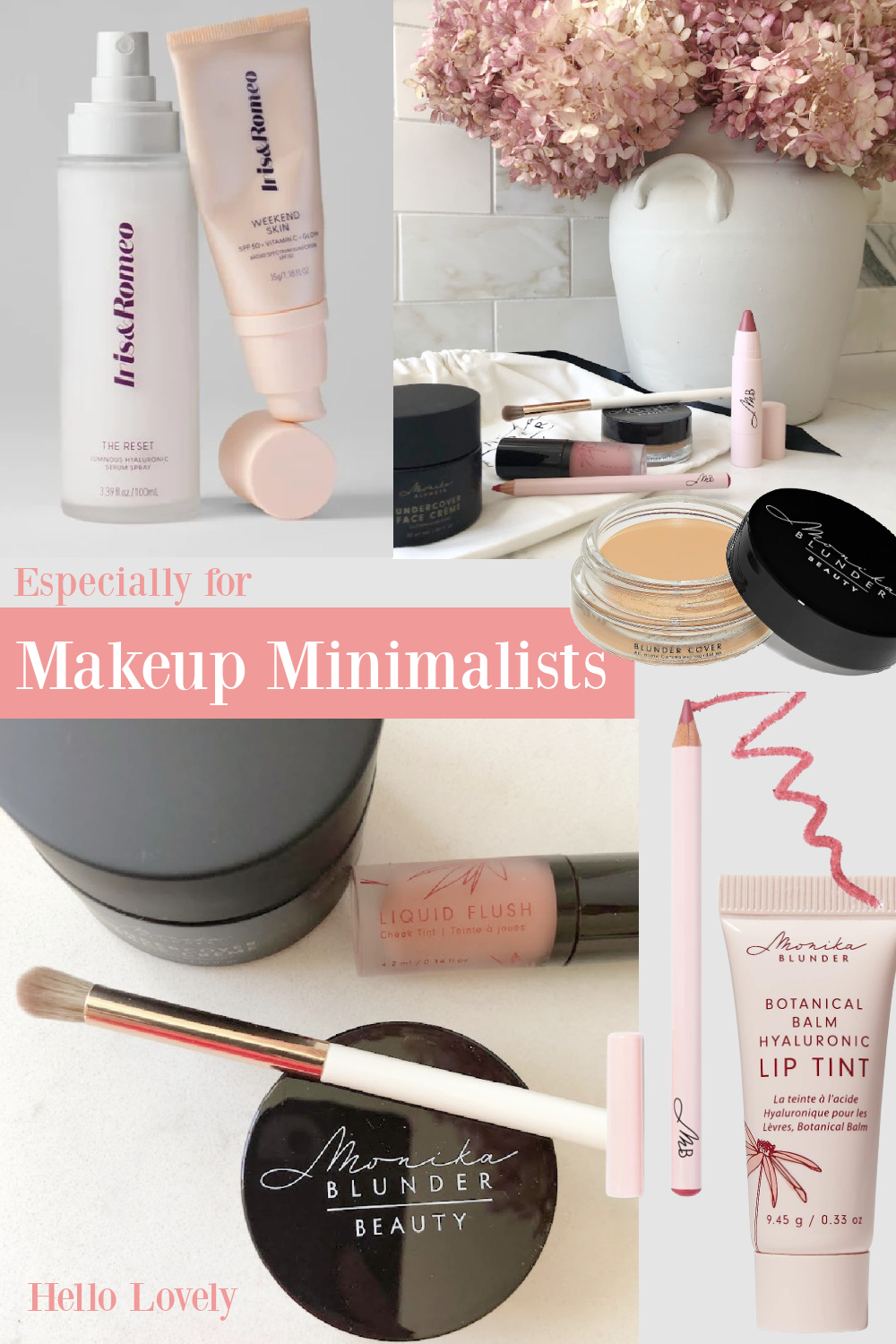 Makeup Minimalists Lovely Finds on Hello Lovely. #makeupminimalist