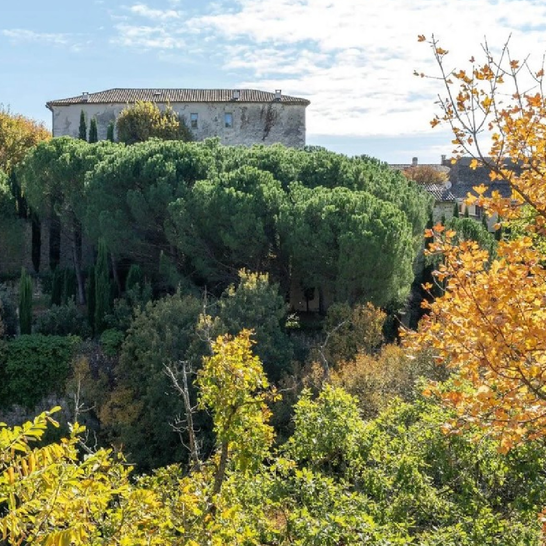 Beautiful renovated Provence French Chateau Gignac - @chateauinfrance. #frenchchateau #chateaugignac #provencestyle #frenchcountry #oldworldstyle