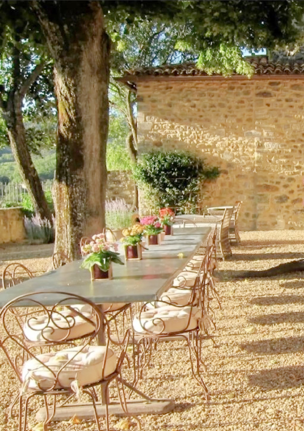Beautiful renovated Provence French Chateau Gignac - @chateauinfrance. #frenchchateau #chateaugignac #provencestyle #frenchcountry #oldworldstyle