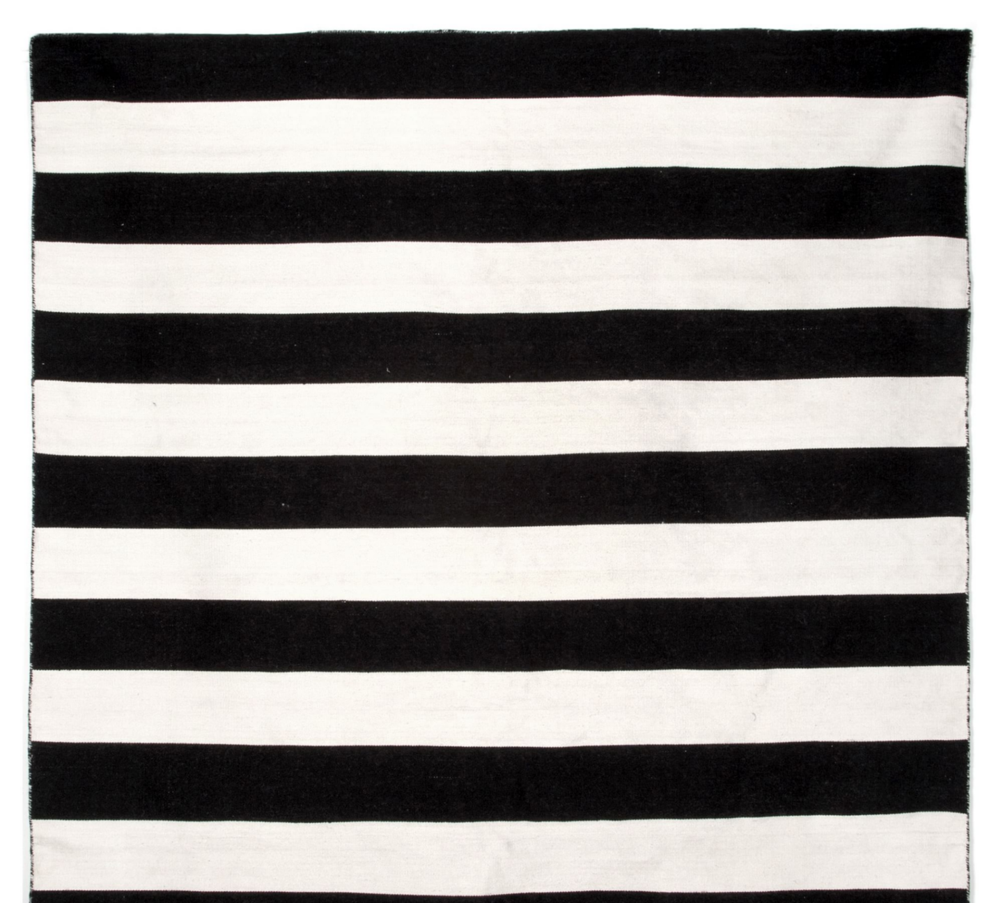 Black and white stripe rug, Pottery Barn