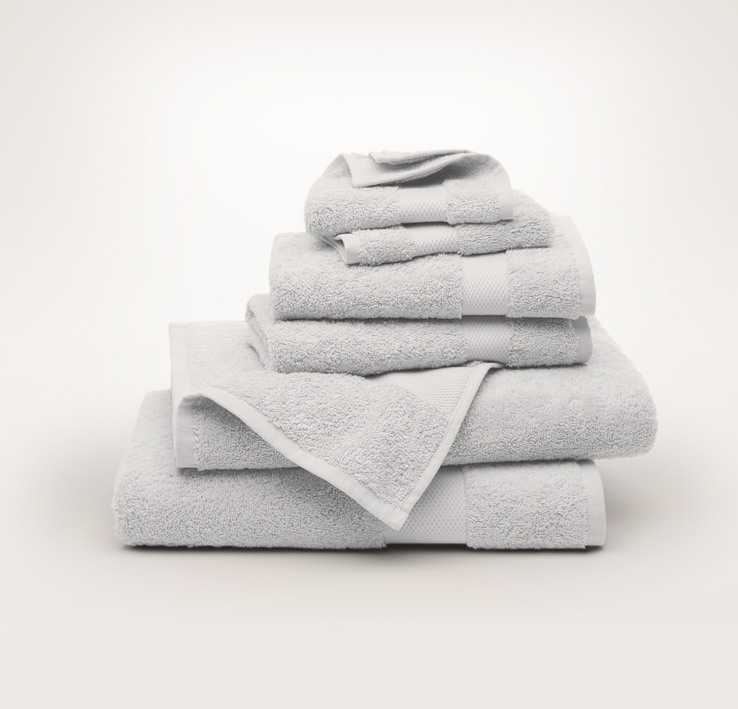 Boll & Branch organic plush bath towel set.