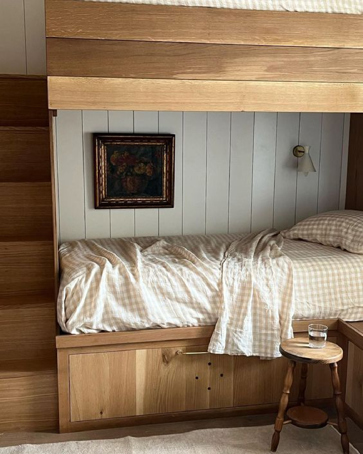 Beautiful bunk bed design by Light and Dwell. #bunkbeds