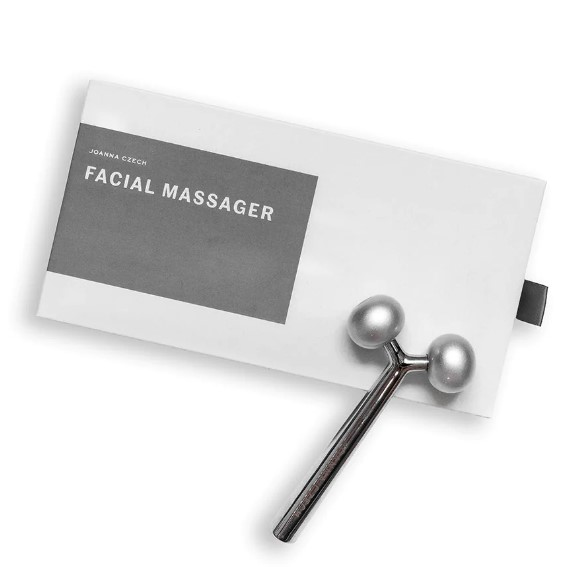 Joanna Czech The Facial Massager - a titanium tool used by Kim Kardashian's facialist. #joannaczech #facialmassager