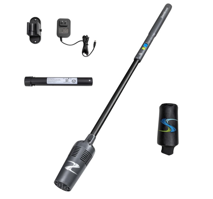 Zoom Broom Golf Breeze for golf, pickeball court, RV, porch, cleanup and more. #zoombroom #golfbreeze #golfaccessories #golflovers