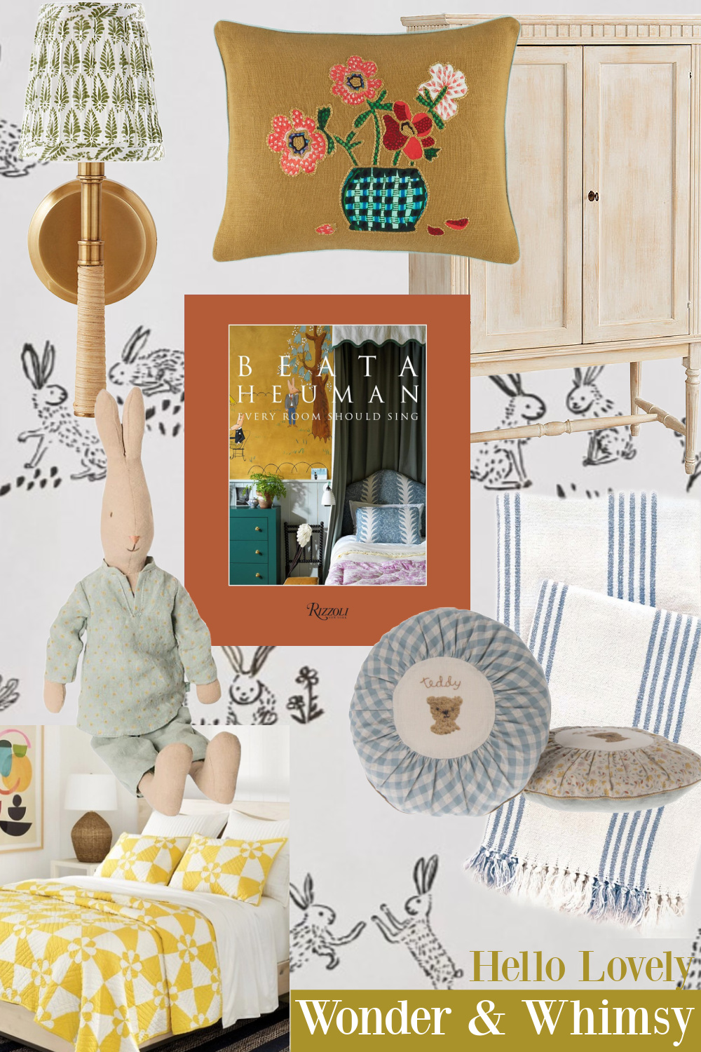 Hello Lovely Studio wonder & whimsy decorating ideas. #scandistyle #swedishstyle #kidsrooms