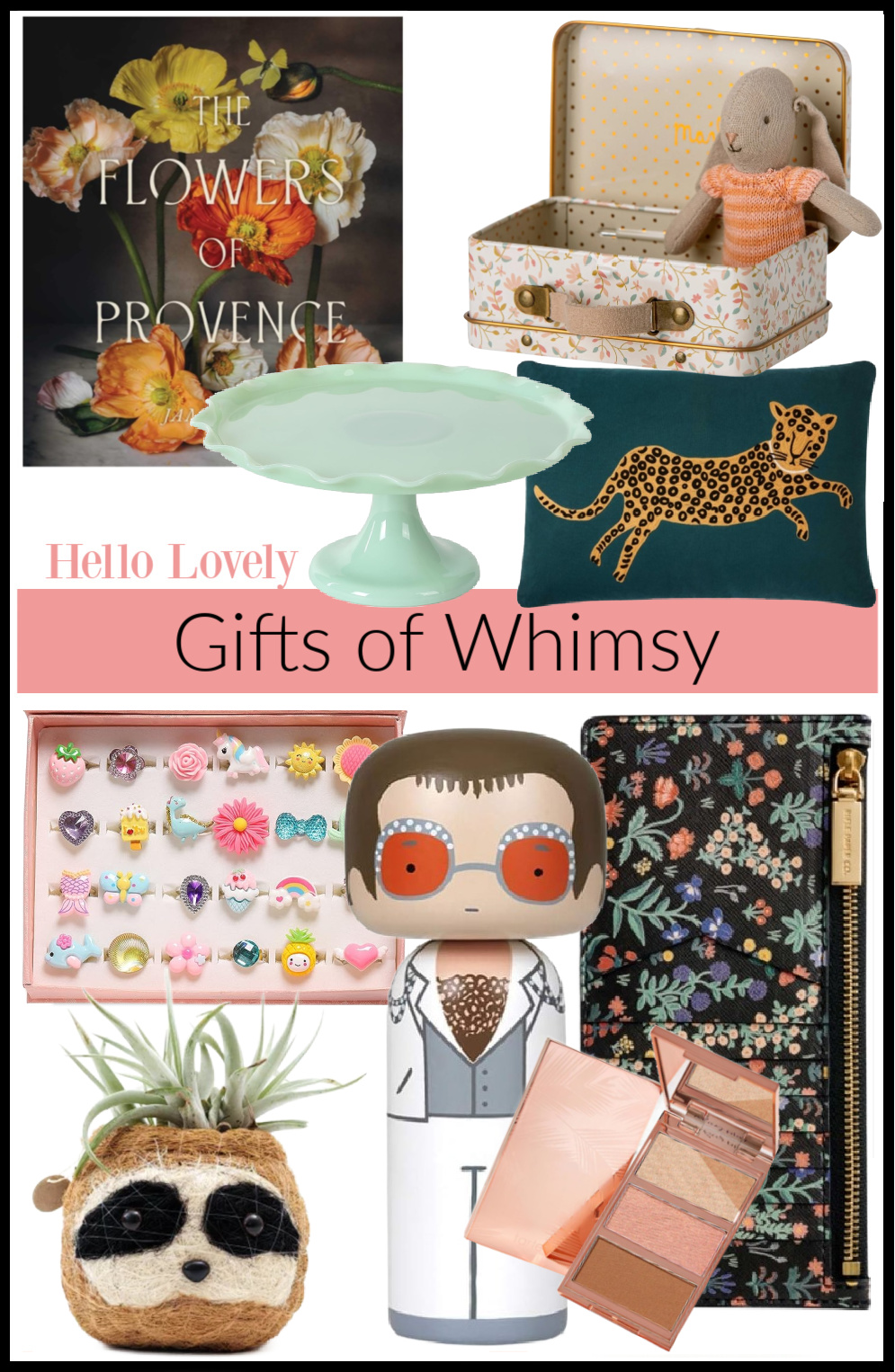 Gifts of Whimsy Gift Guide 2024 - Hello Lovely. #giftguides #funnygifts