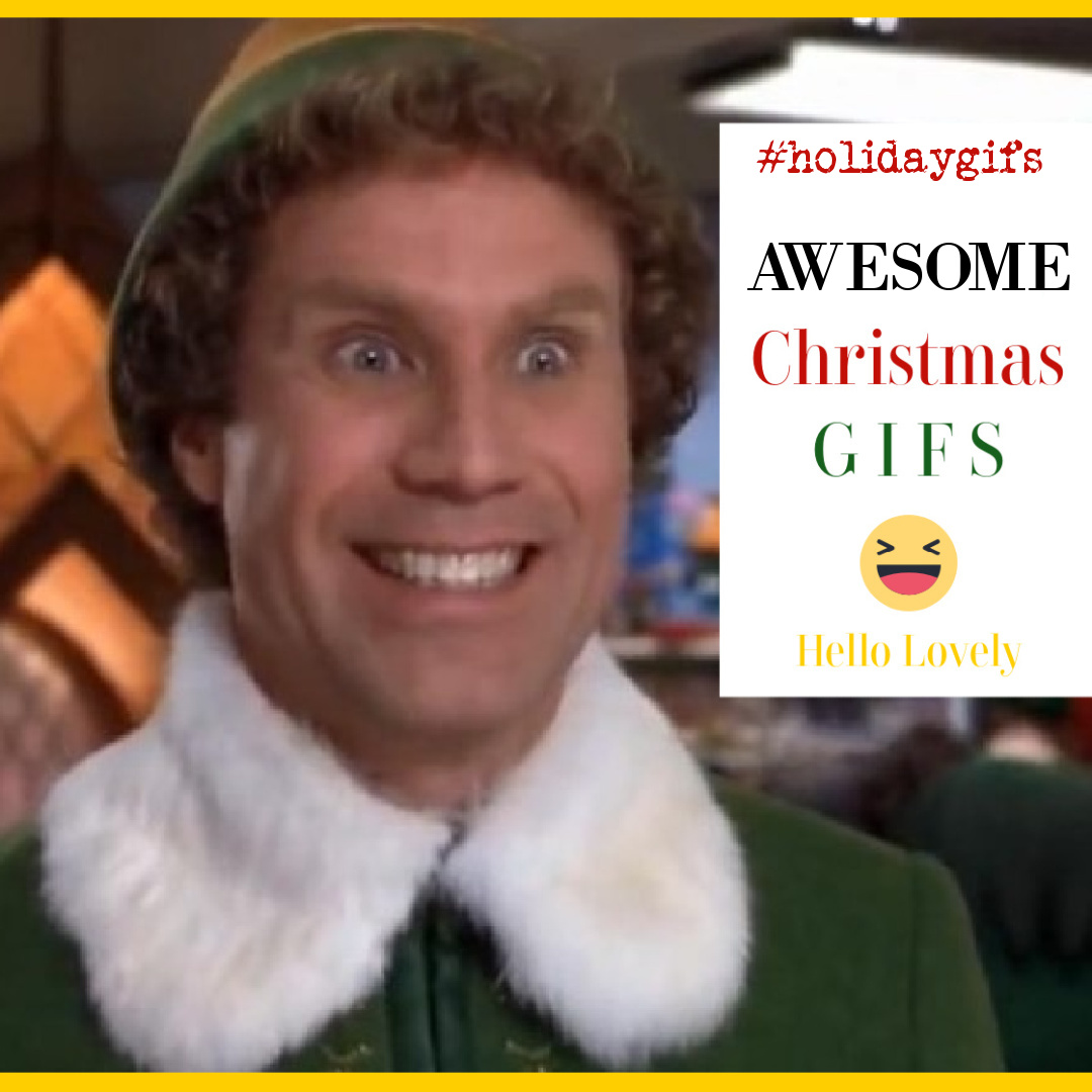 Awesome Christmas gifs including Buddy the Elf (Will Ferrell) on Hello Lovely Studio. #christmasgif #holidayhumor