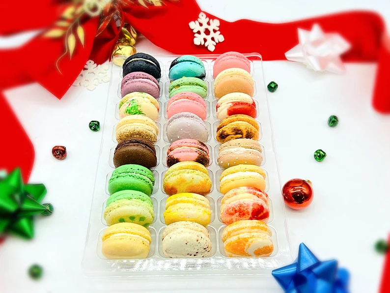 SNDK Group French macarons assortment on Etsy
