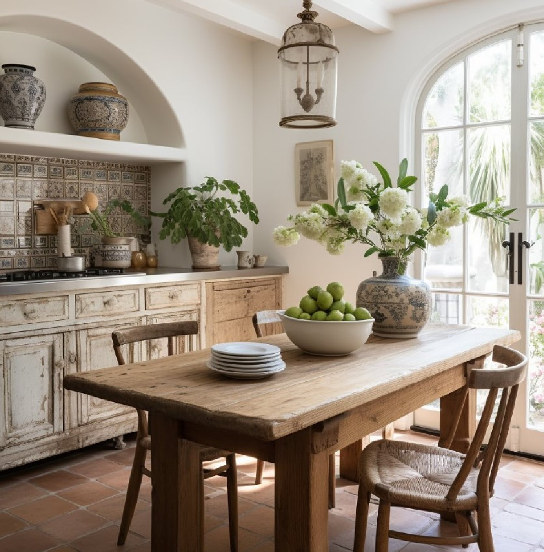 @caldwellandcastello AI designed kitchen with European inspired architecture and windows. #europeankitchens #aidesign