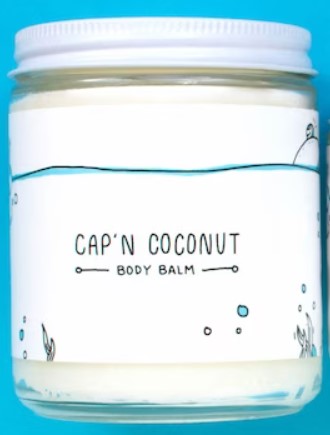 Cap'n Coconut Body Balm with natural ingredients for a burst of sunshine to your self-care routine. #capncoconut #bestbodybalms