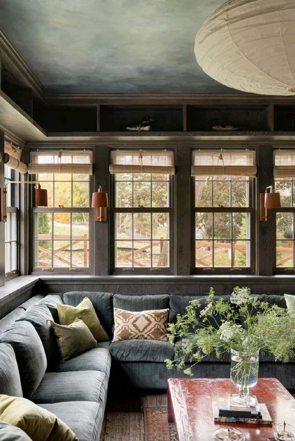 Rehkamp Larson Architects - a lovely European country style cozy living space in a Deephaven, MN home. #europeancountry #modernrustic #rusticelegance