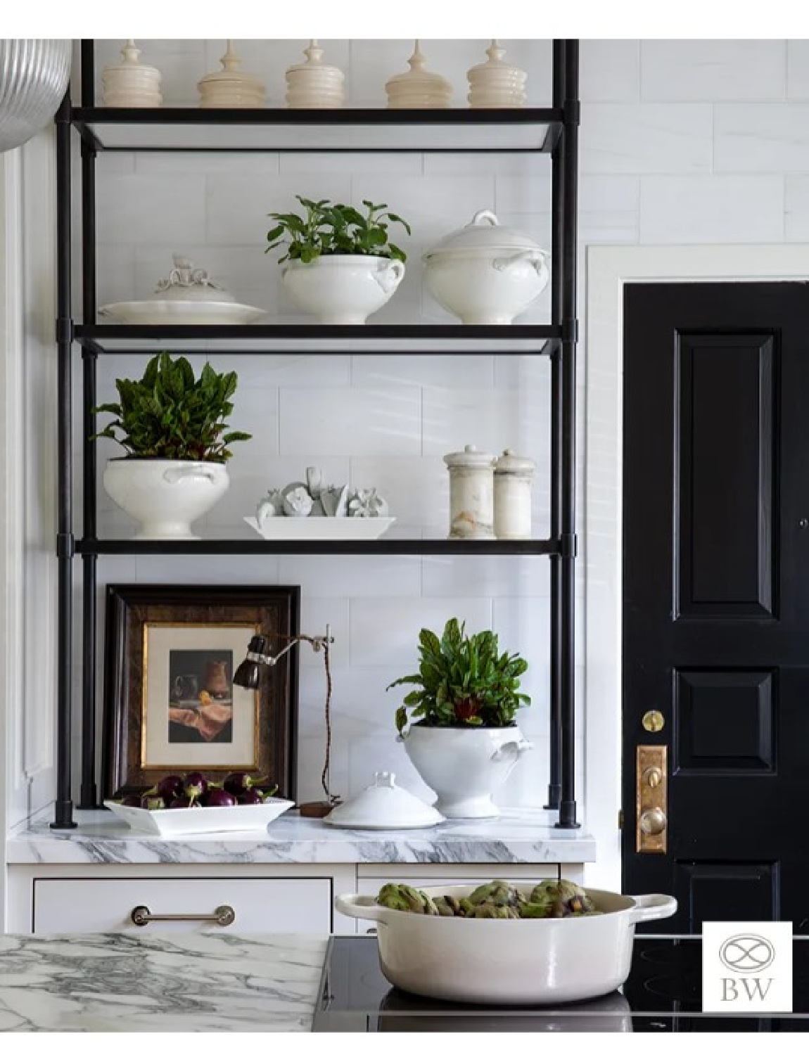 Beautiful kitchen design from Beth Webb's Muscogee project - photo by Lisa Romerein. #bethwebb #timelessinteriors