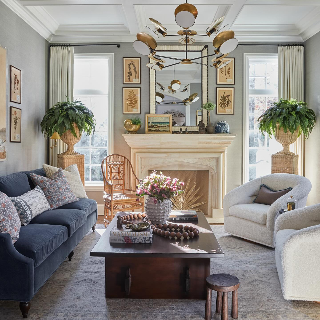 Traditional, classic, and timeless living room by @mmdesignstudio. #timelessinteriors #livingrooms