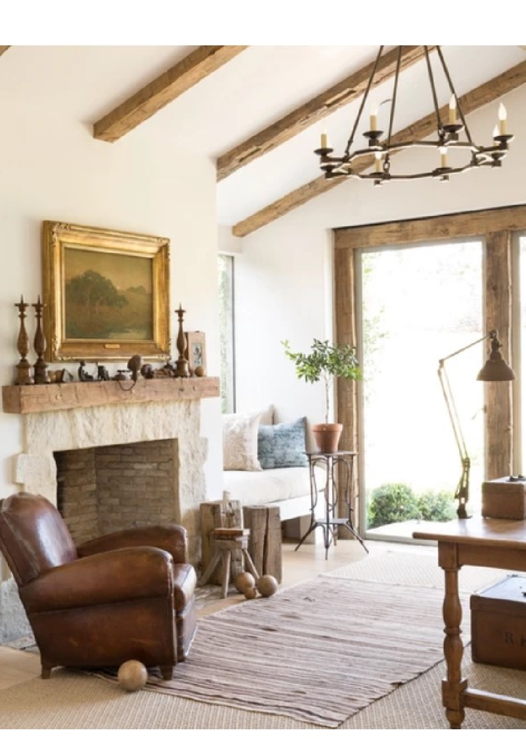 Patina Farm in Ojai, CA - architect: Steve Giannetti and design by Brooke Giannetti. Understated elegance and European country inspired. Photo: Montecito Properties.