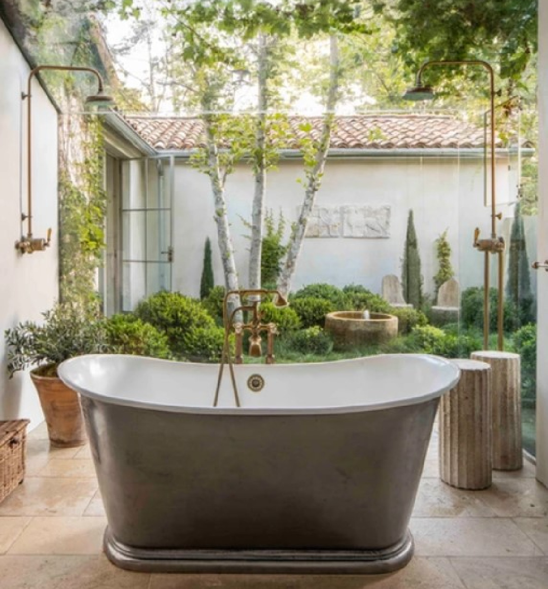 Patina Farm in Ojai, CA - architect: Steve Giannetti and design by Brooke Giannetti. Understated elegance and European country inspired. Photo: Montecito Properties.