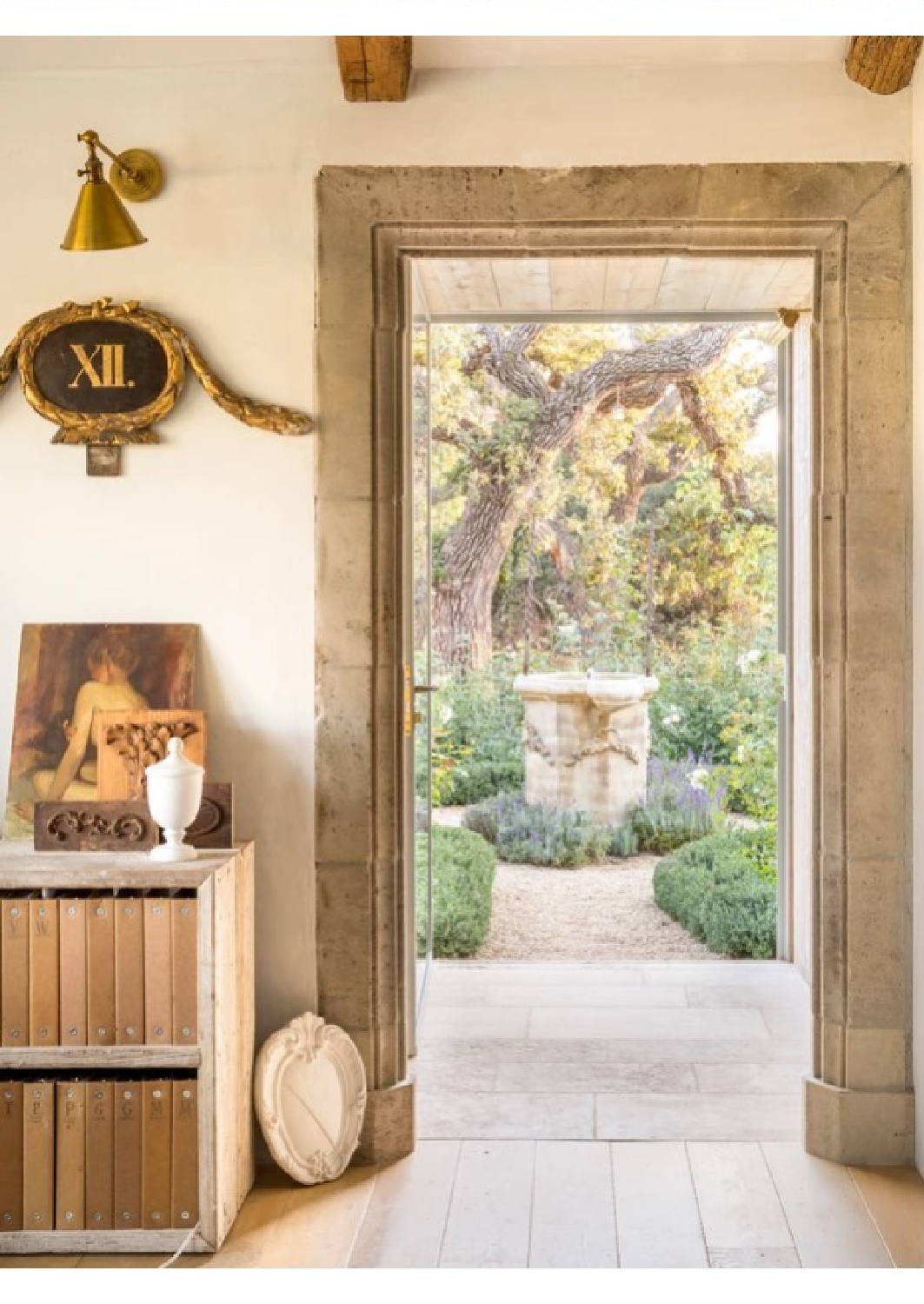 Patina Farm in Ojai, CA - architect: Steve Giannetti and design by Brooke Giannetti. Understated elegance and European country inspired. Photo: Montecito Properties.