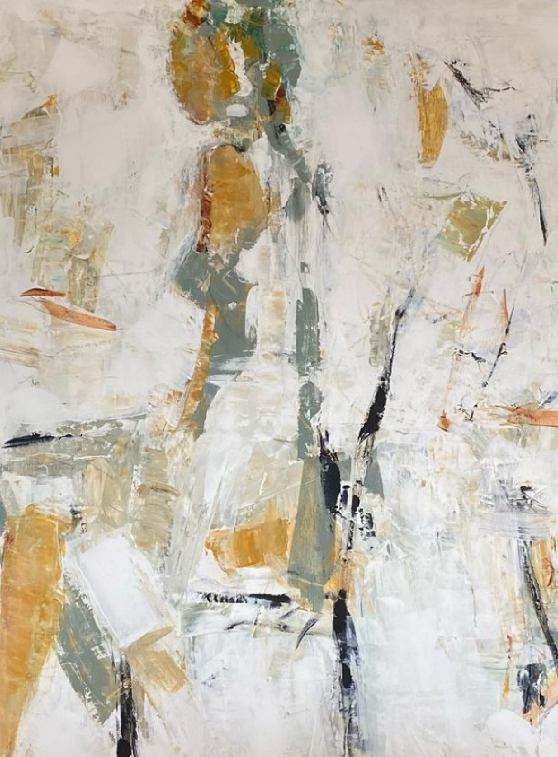 Holly Irwin fine art abstract painting on Hello Lovely Studio.