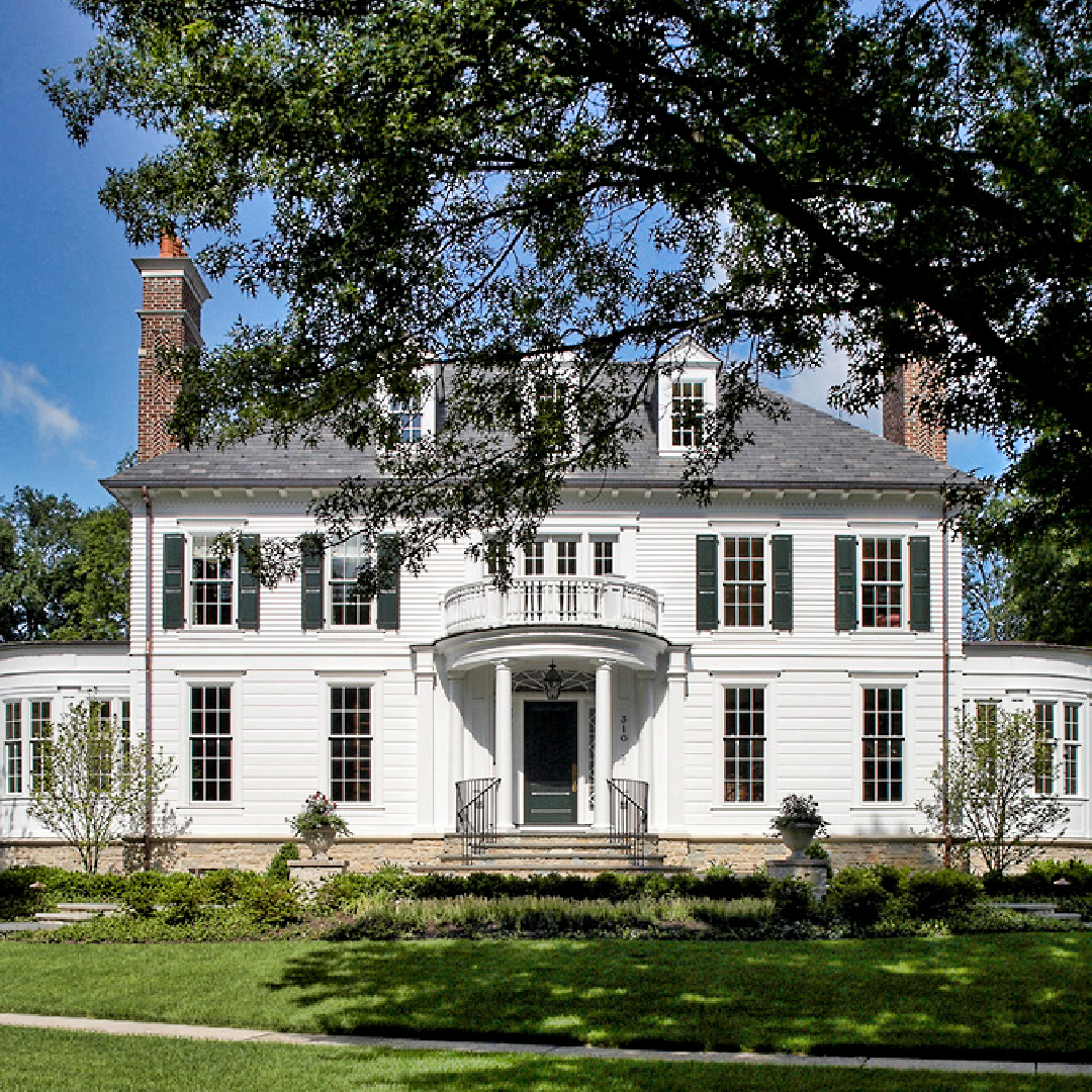 Beautiful Chicago home facade and architectural design from Michael Abraham.