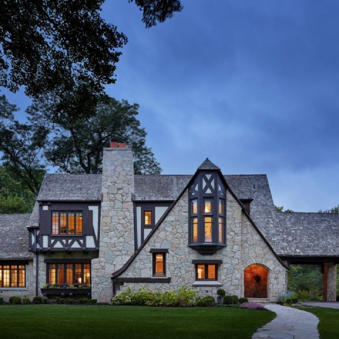 Beautiful Chicago home facade and architectural design from Michael Abraham.