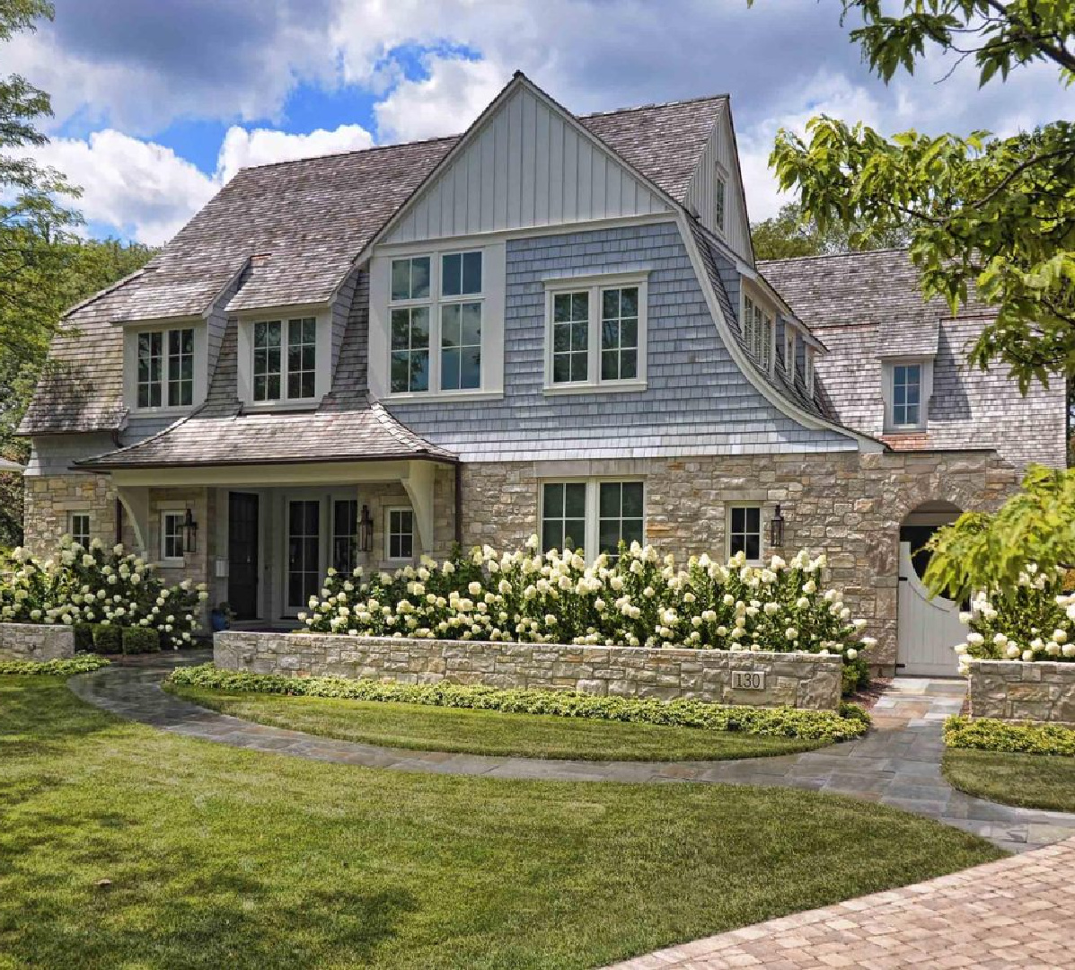 Beautiful Chicago home facade and architectural design from Michael Abraham.