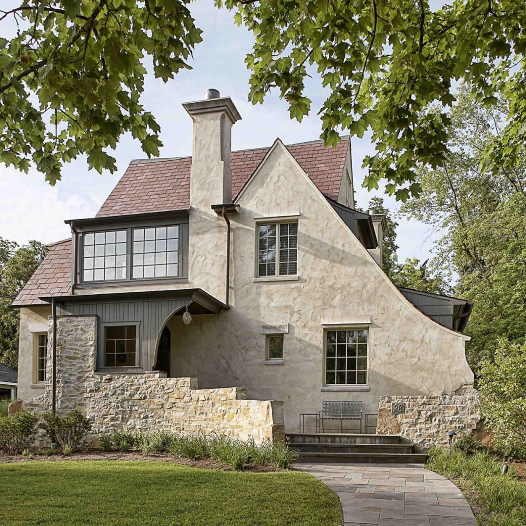 Beautiful Chicago home facade and architectural design from Michael Abraham.