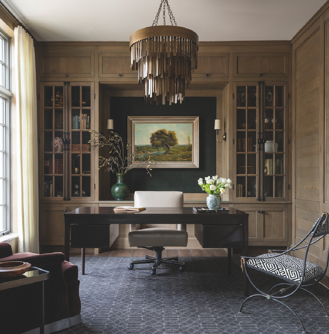 Timeless home office in Marie Flanigan's THE BEAUTY OF HOME: Redefining Traditional Interiors (Gibbs Smith, 2020).