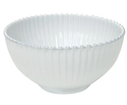 Costa Nova Pearl White Serving Bowl at Sabavi Home.