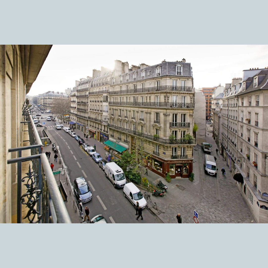 View from the balconies of our Paris apartment in Notre Dame - Hello Lovely Studio.