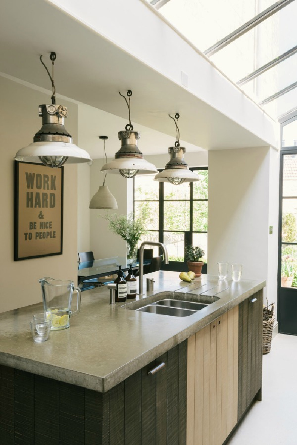Award winning rustic English country kitchen design by deVOL with Sebastian Cox cabinets handmade in Leicestershire from English beech. #deVOL #kitchendesign #englishcountry #rustickitchen #bespokekitchen