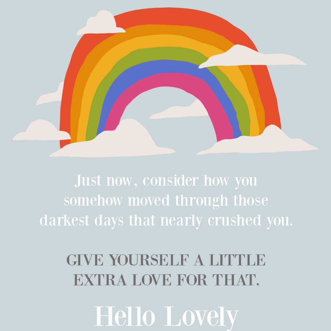 Encouragement quote by Michele of Hello Lovely Studio. #encouragementquotes #strugglequotes