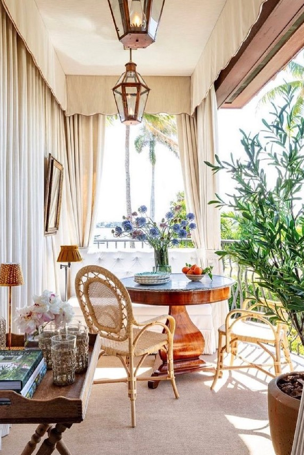 Porch design by @annabraund for Kips Bay Showhouse.