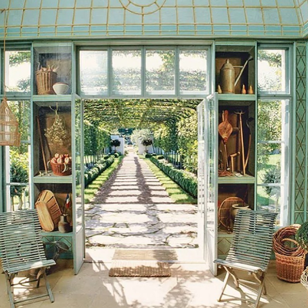 Bunny Mellon garden at Oak Springs Farm.